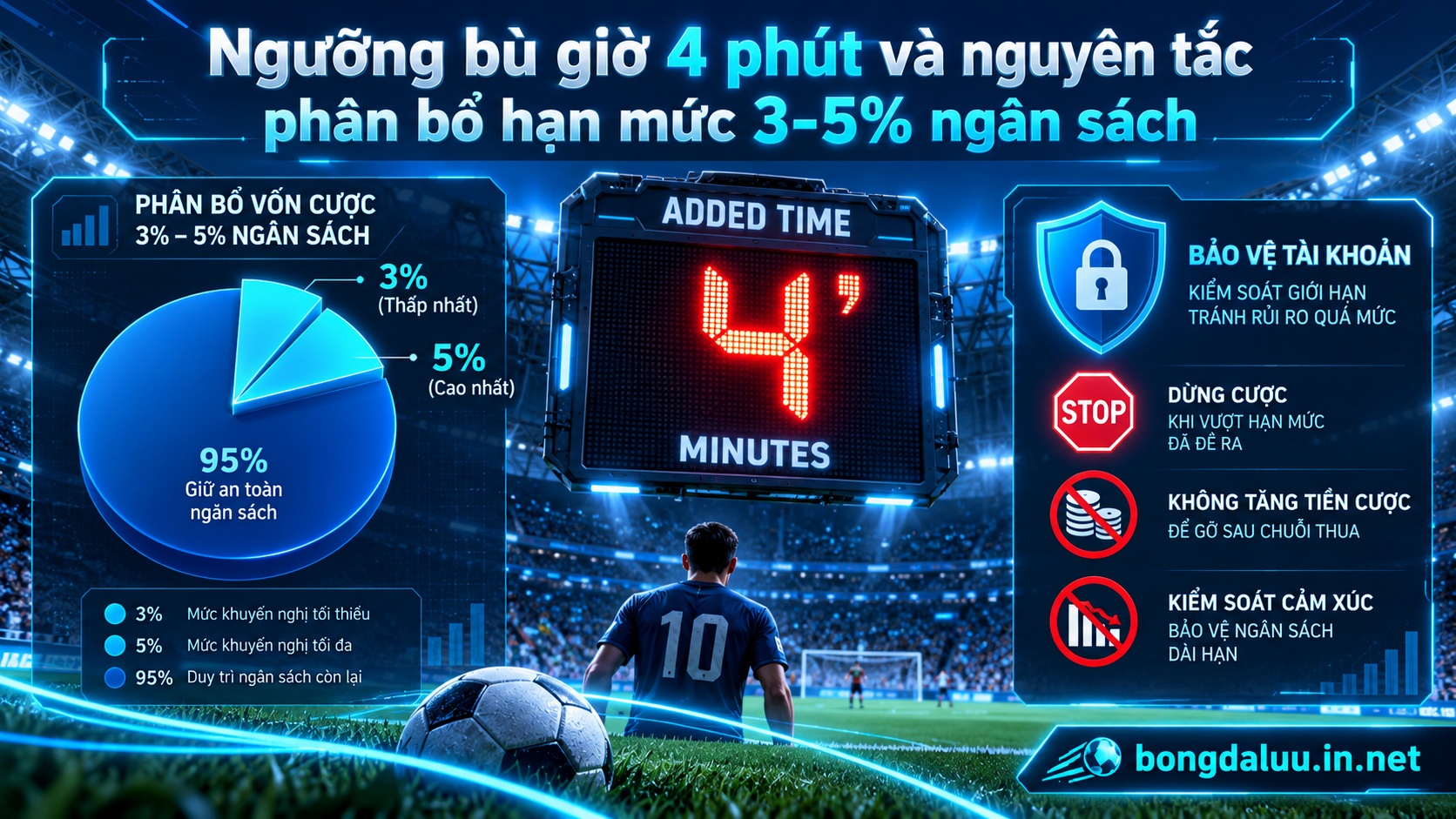 Quy tắc quản trị rủi ro phân bổ vốn và điều kiện bù giờ khi đánh kèo góc rung