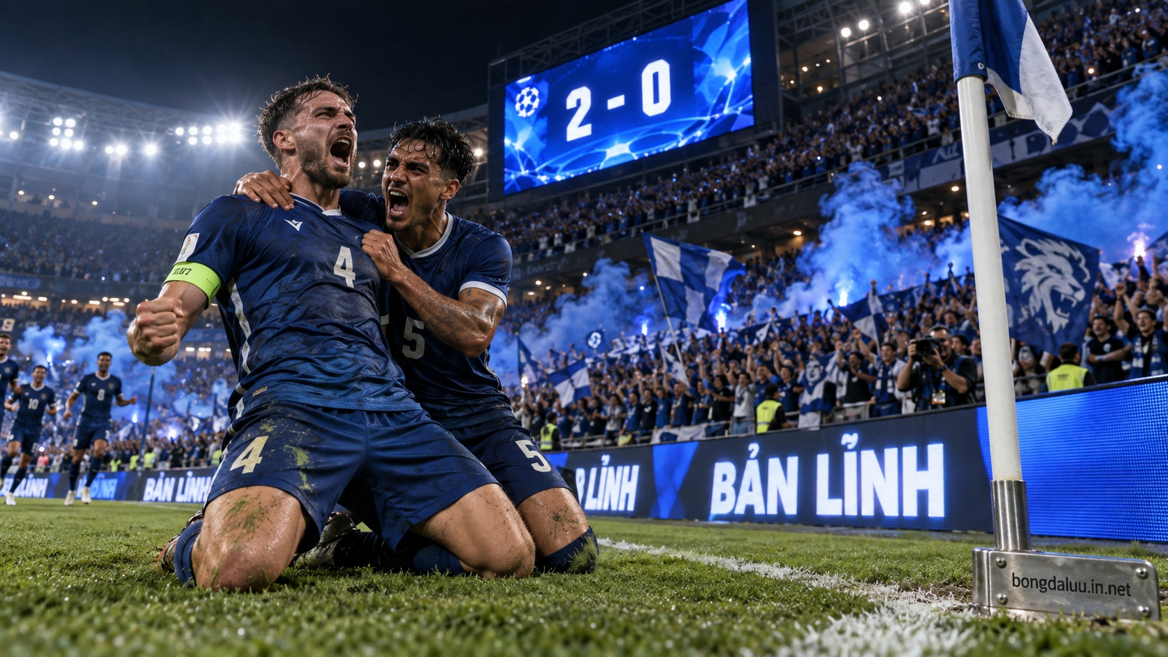 Cầu thủ ăn mừng chiến thắng 2-0 phá vỡ thế độc tôn trong tin tức bóng đá Ligue 1